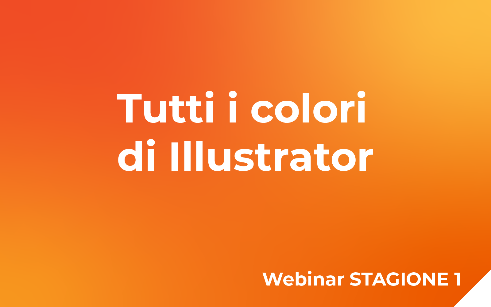 Tutti i colori di Illustrator